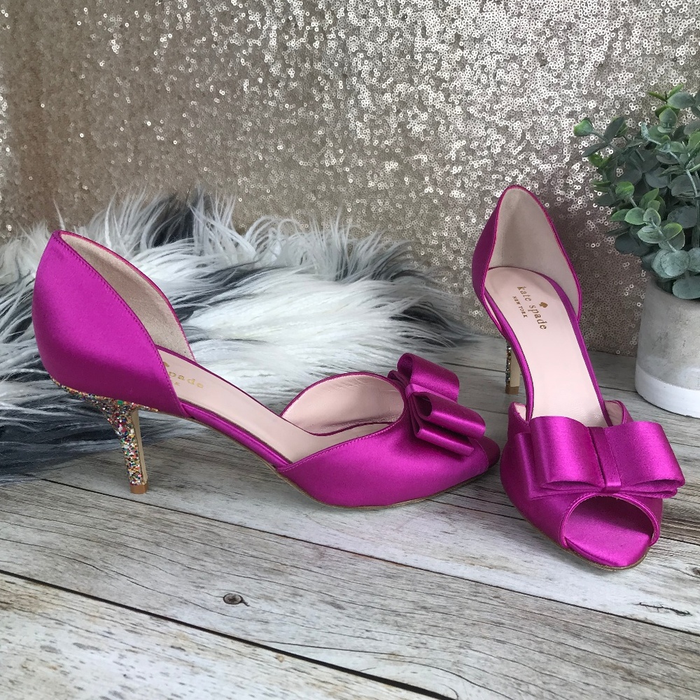 Kate Spade Glitter Heels